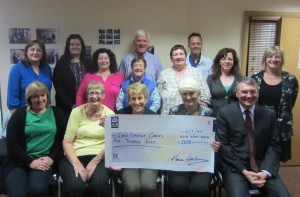  MEP Marian Harkin donates to Family Carers in Laois/Offaly 
