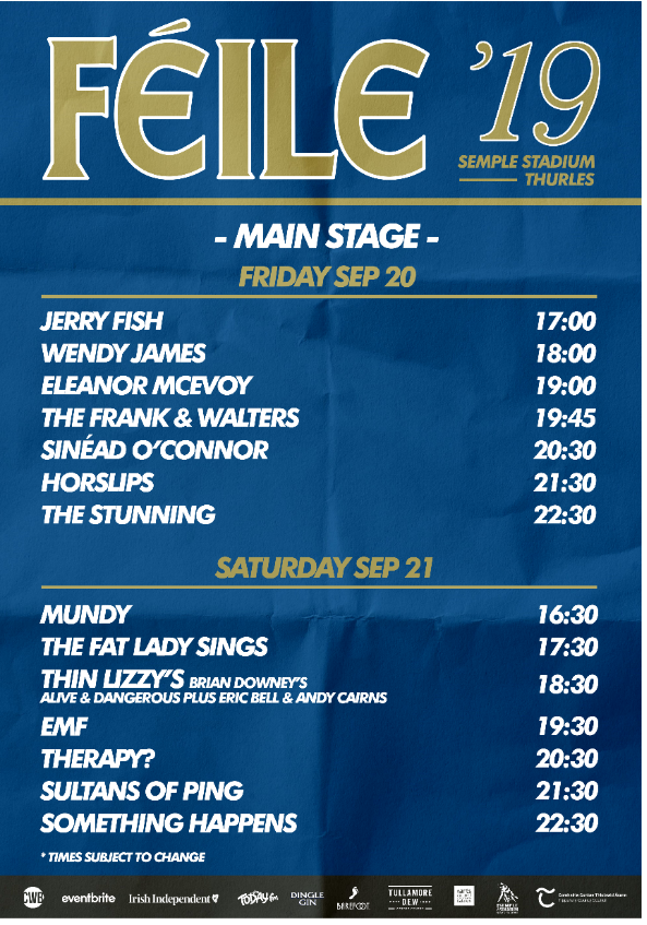  The Countdown is on for Féile ’19 taking place this weekend at Semple Stadium 